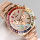 Iced Out Rolex Rainbow Daytona Everose Gold Watch Best Swiss 7750 Movement (5)_th.jpg